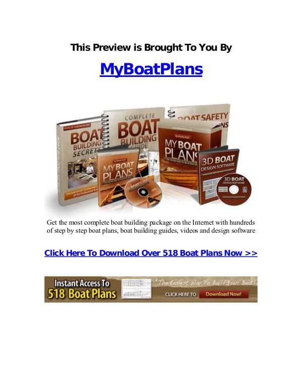 Myboatplans Review My Boat Plans Free Download PDF ...