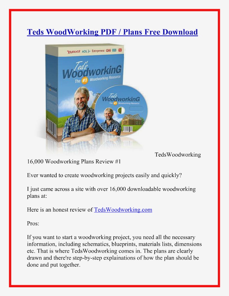 Teds Woodworking Pdf Plans 16000 Woodworking Plans Free Download Teds Woodworking Pdf Free Download Joomag Newsstand